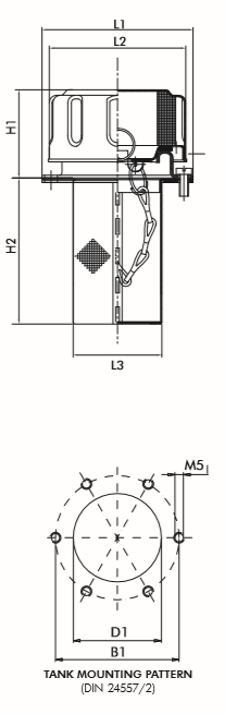 FT8F10BS1510 air filter (filling / ventilation)