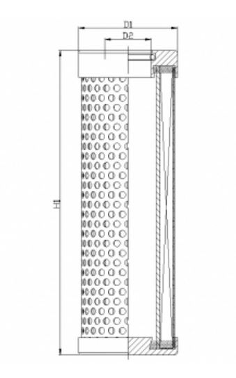 D126G06X hydraulic filter element