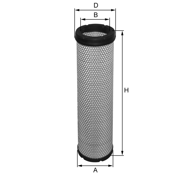 HP2667 air filter element (secondary)