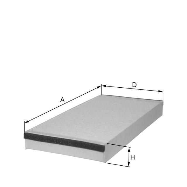 HC7120 cabin air filter element