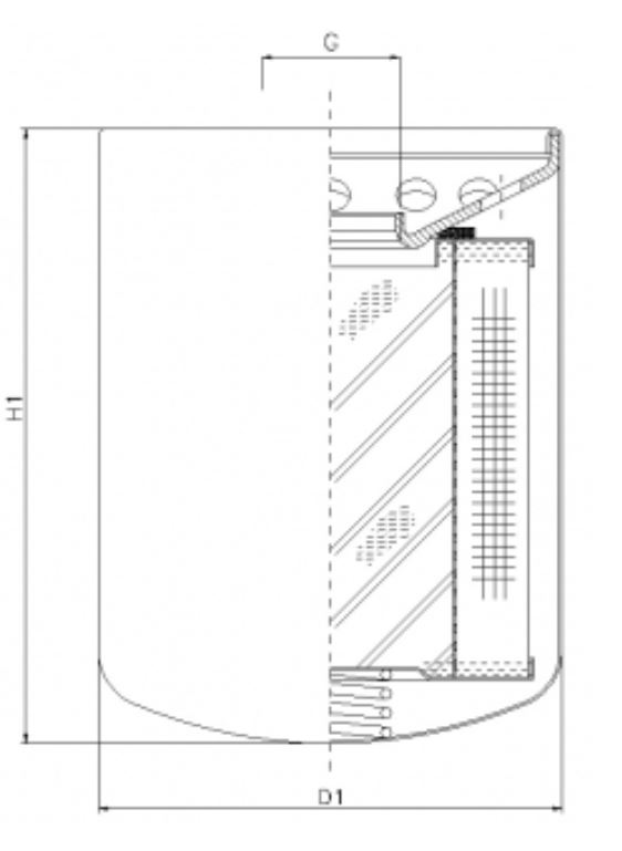 AWX103 oil filter (spin-on)