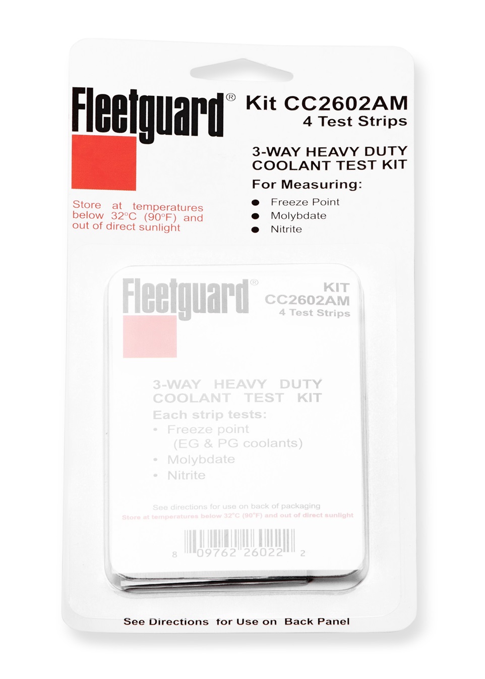 CC2602AM 3-way OAT Coolant Test Stripes