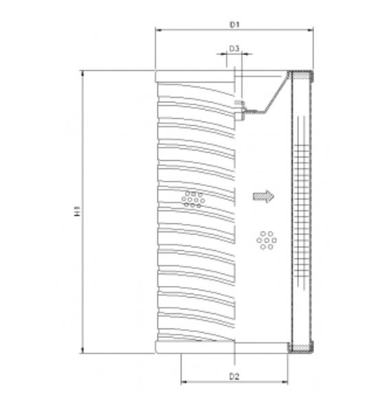 R751C10P hydraulic filter element