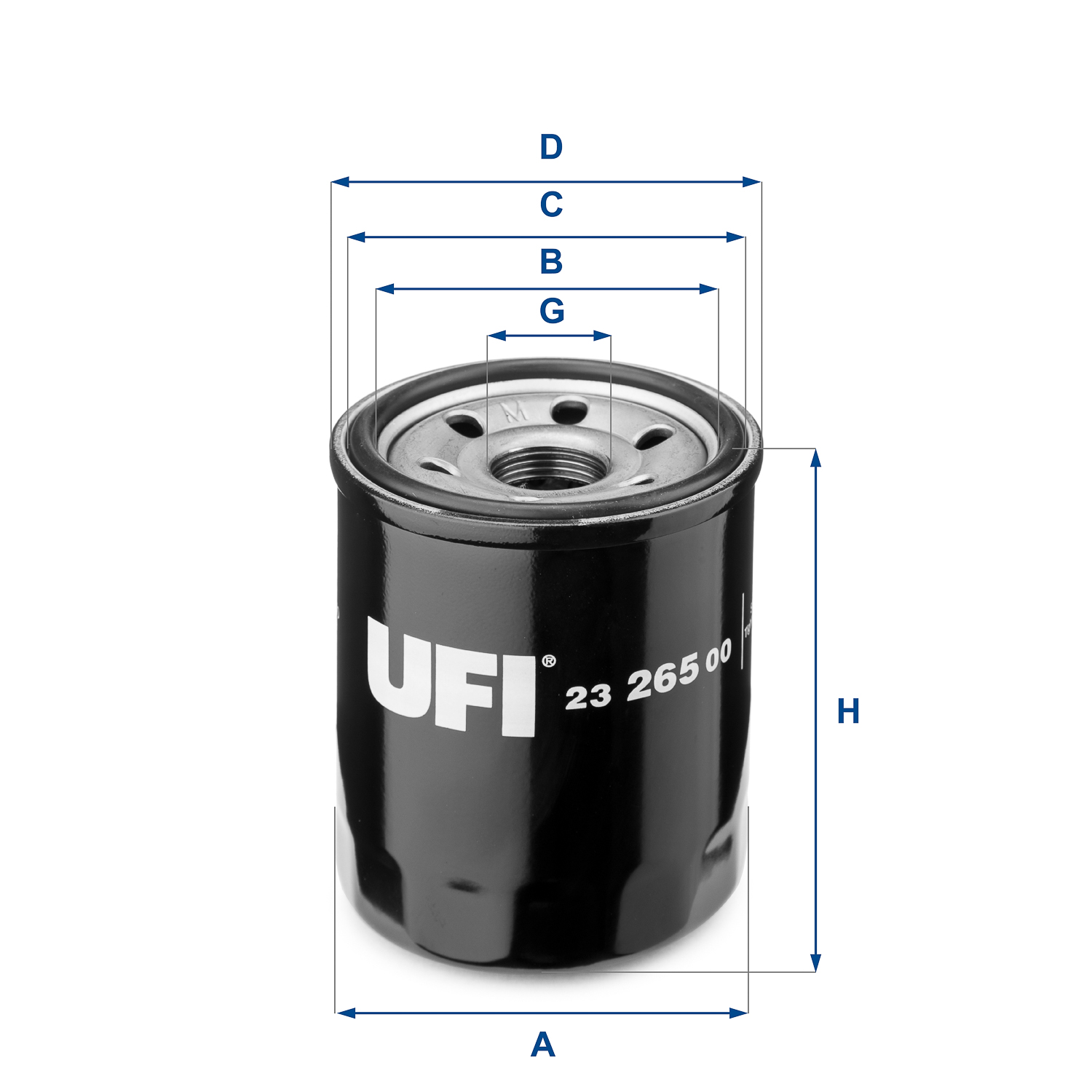 23.265.00 oil filter spin-on