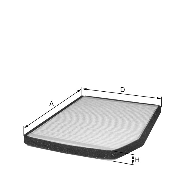 HC7124 cabin air filter element