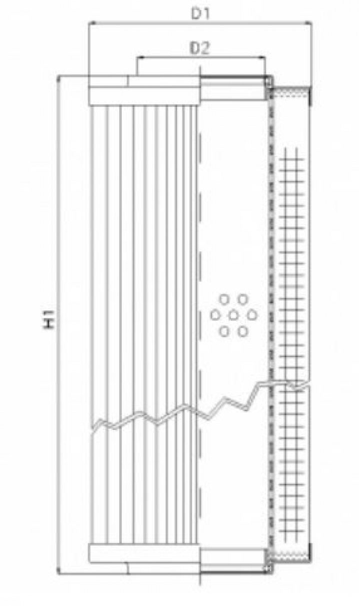 D664G06AV hydraulic filter element
