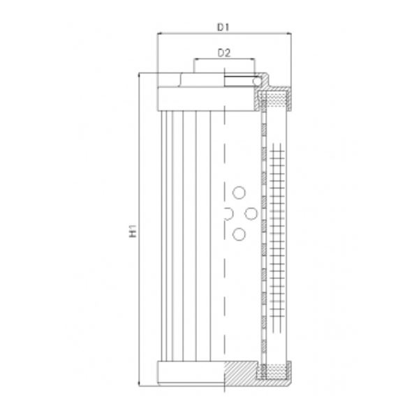 DHD30A05V hydraulic filter element