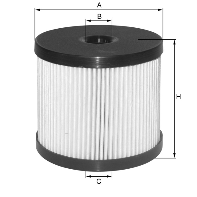 MLE1476 oil filter element (metal-free)