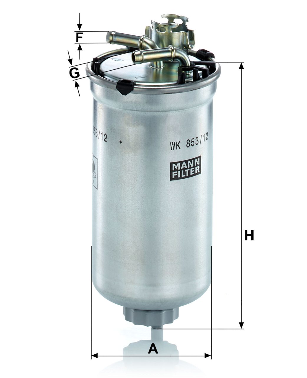 WK 853/12 z fuel filter in-line