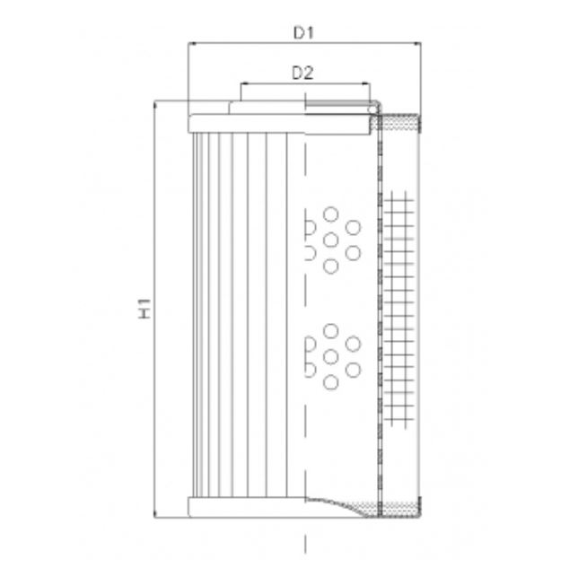 D1102G25AV hydraulic filter element