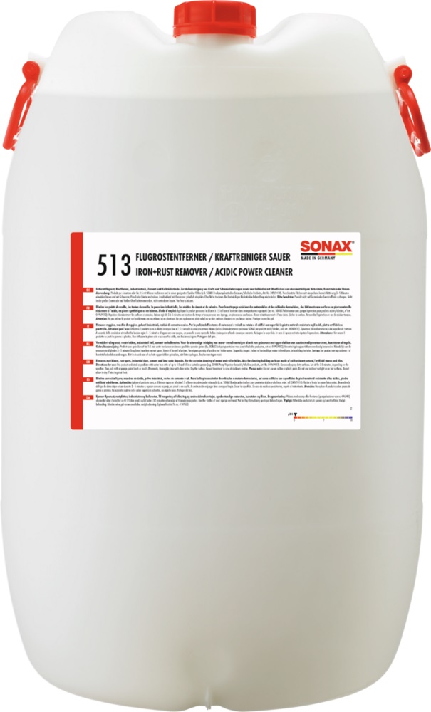 SONAX Flash Rust Remover Powerful acidic cleaner - 60 L