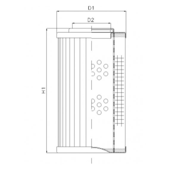 DLD90B10B hydraulic filter element
