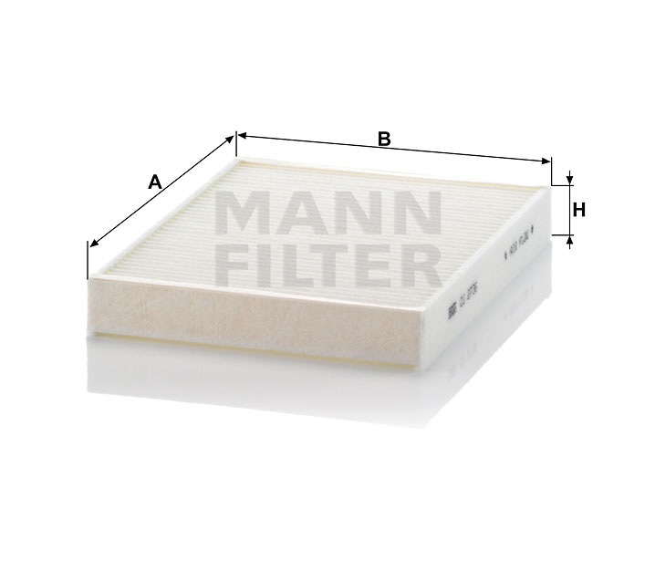 CU 2736-2 cabin air filter element