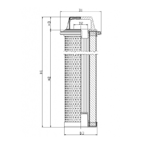 H511M10B0/ESD hydraulic filter element (RLS)