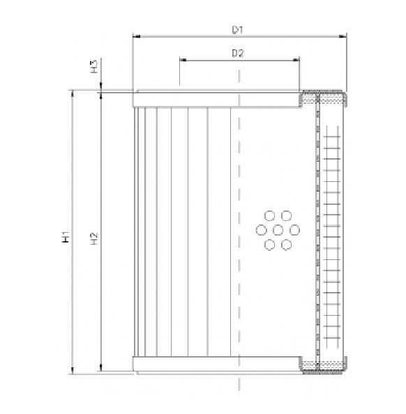 WT462 hydraulic filter element