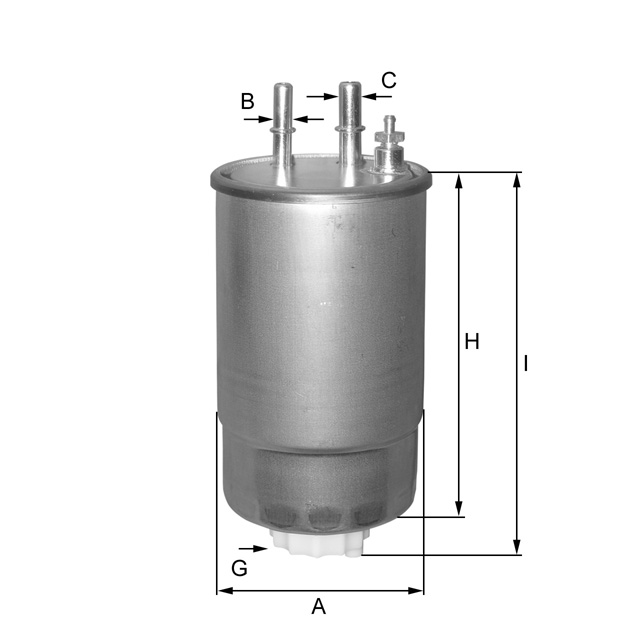 ZP8112FM fuel filter in-line
