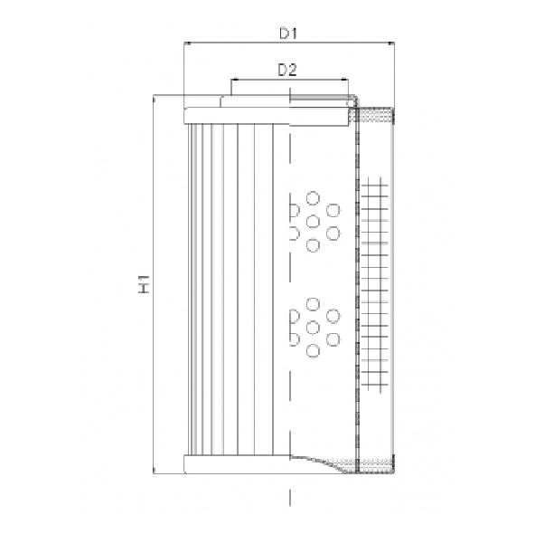 D141T40AV Filter element for pressure filter
