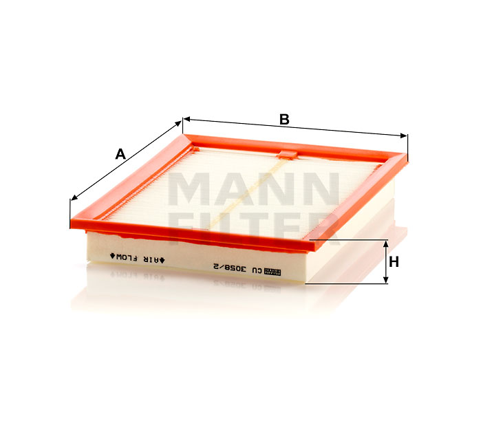 CU 3058/2 cabin air filter element