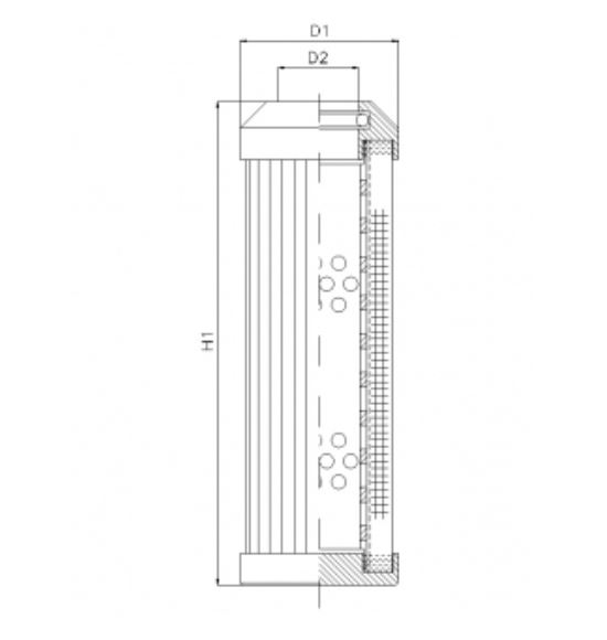 DMD243F03B hydraulic filter element
