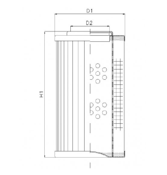 R272C10 hydraulic filter element