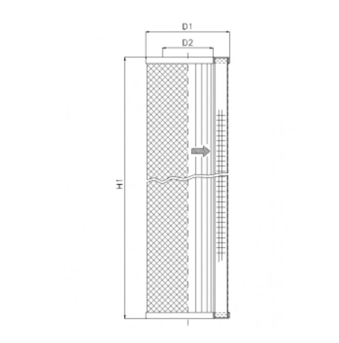 S531T75 hydraulic filter element