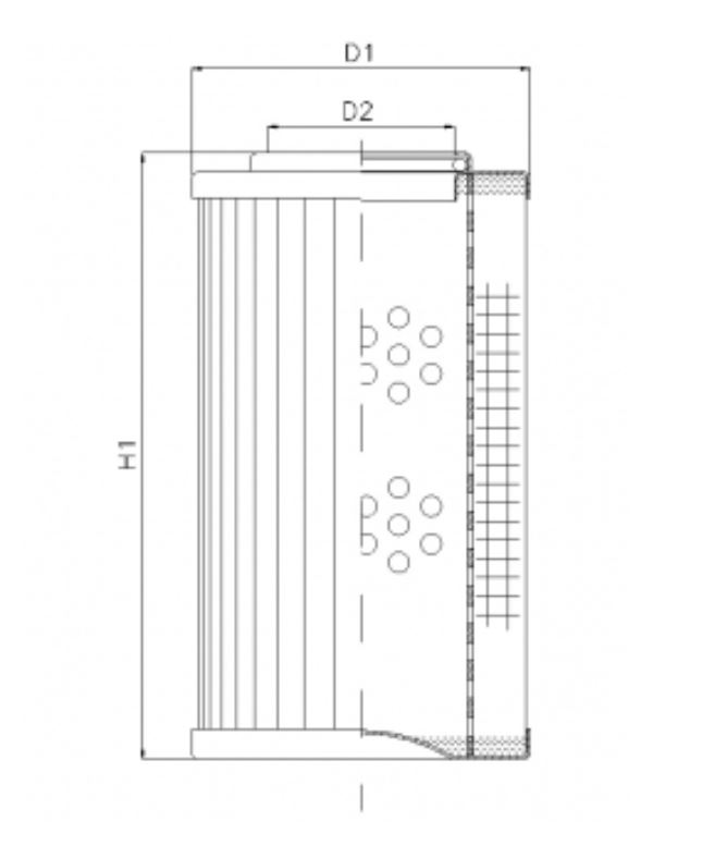 WG997 Hydraulic filter element