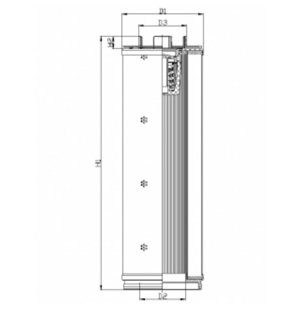 U562G25B3 hydraulic filter element