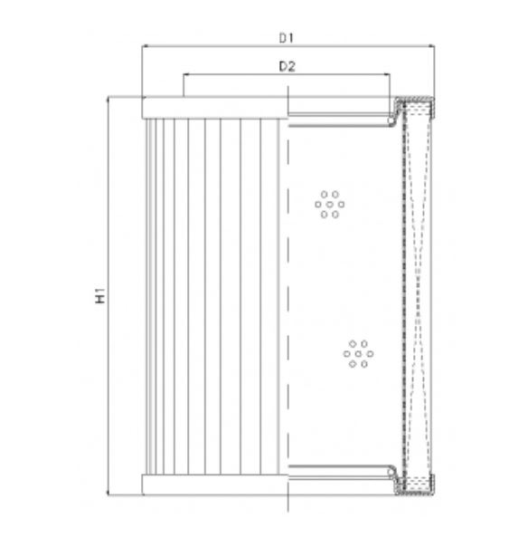 R430T10 hydraulic filter element