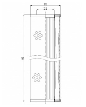 WP823 hydraulic filter element