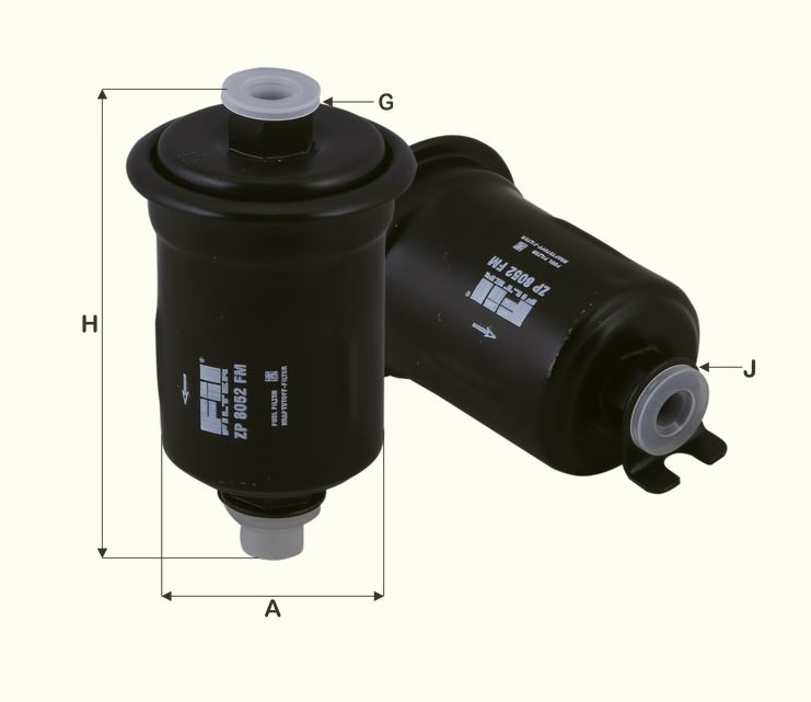 ZP8052FM fuel filter in-line