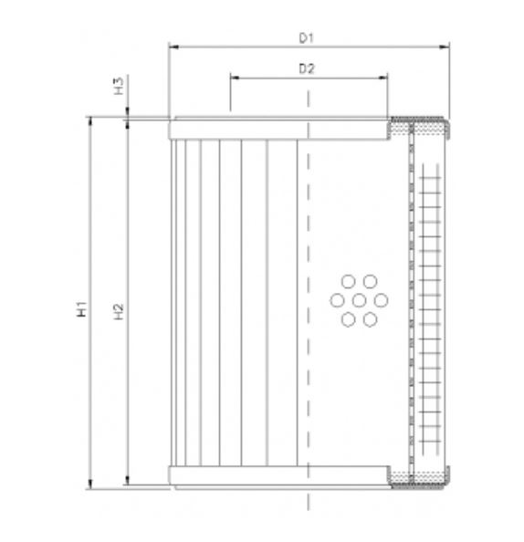 DMD146B10B hydraulic filter element