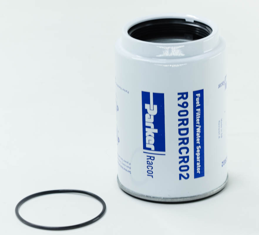 R90RDRCR02 fuel filter spin-on