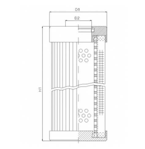 XD040G15B hydraulic filter element