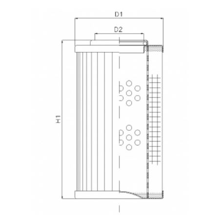 DHD660S100V hydraulic filter element