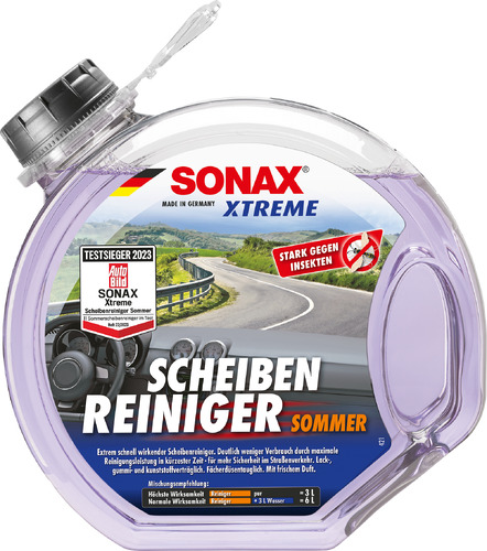 SONAX Windshield Cleaner Ready to Use XTREME Summer - 3 liters