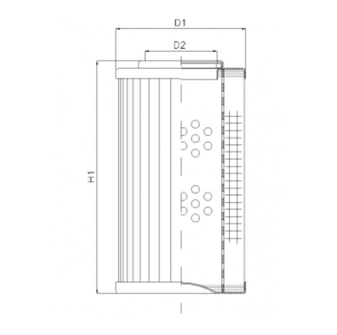 D133T60B hydraulic filter element