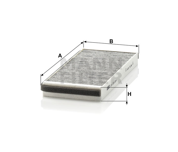 CUK 23 004-2 cabin air filter (activated carbon)