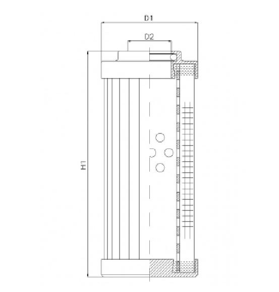 DVD2360F03V hydraulic filter element