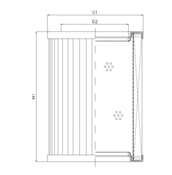 R432T40 hydraulic filter element