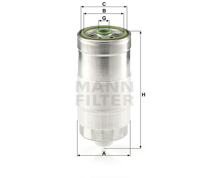 WK 845/1 fuel filter spin-on