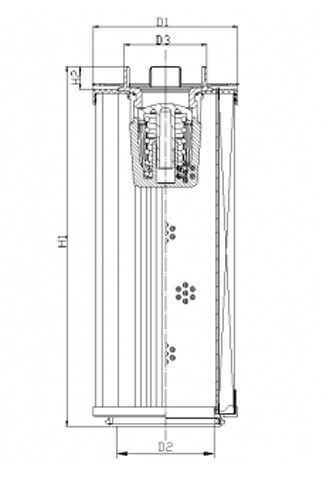 RHR2600S200B3/AB1 hydraulic filter element