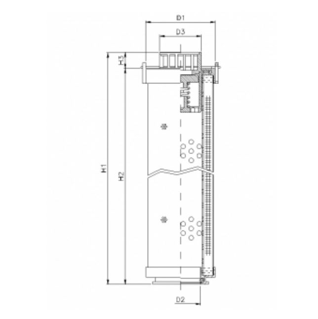 RHR160G20B3/AB1 hydraulic filter element