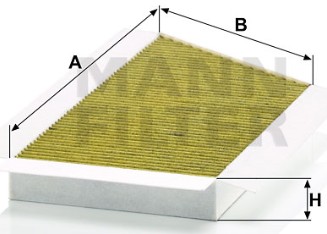 FP 3448 cabin air filter element (FreciousPlus)