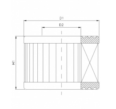B120C10 air filter element