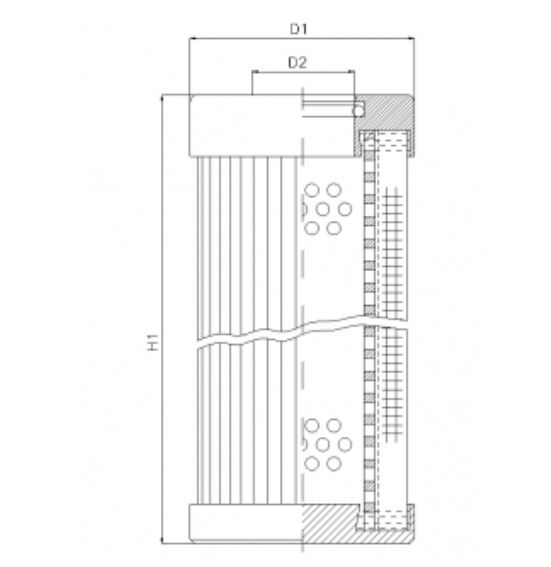 D1103G10BV hydraulic filter element