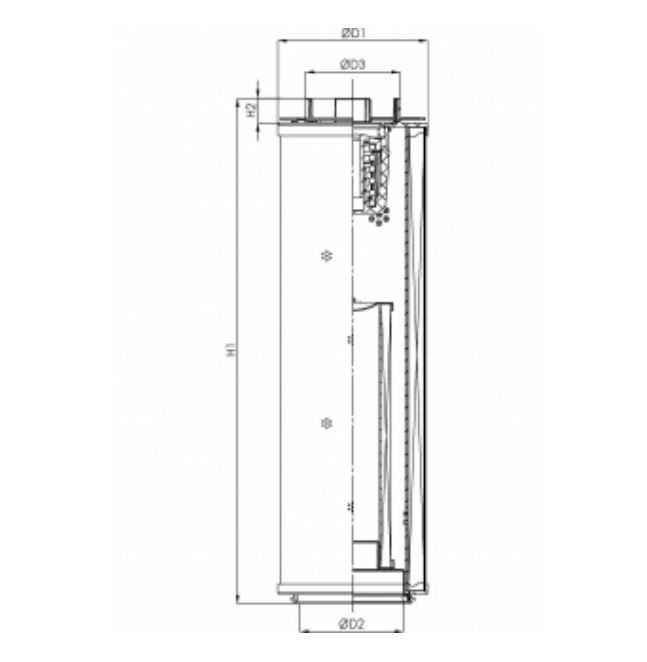 RHR2600G10B4/005 hydraulic filter element