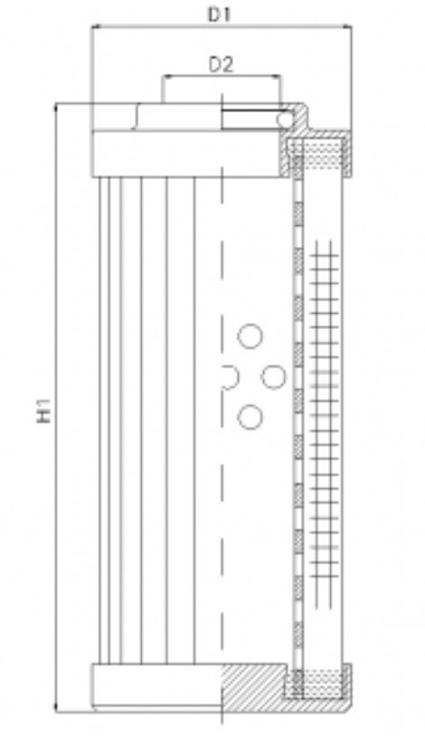 WT1842 hydraulic filter element