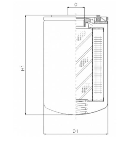 A110CW10/9 hydraulic filter spin-on