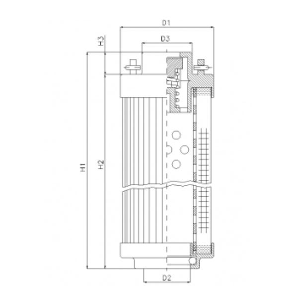 RHR110A20V hydraulic filter element