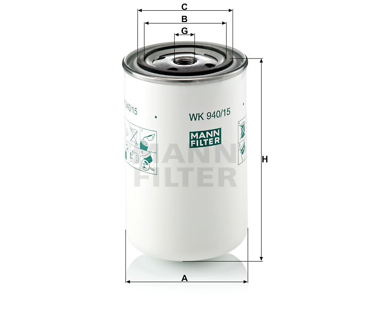 WK 940/15 fuel filter